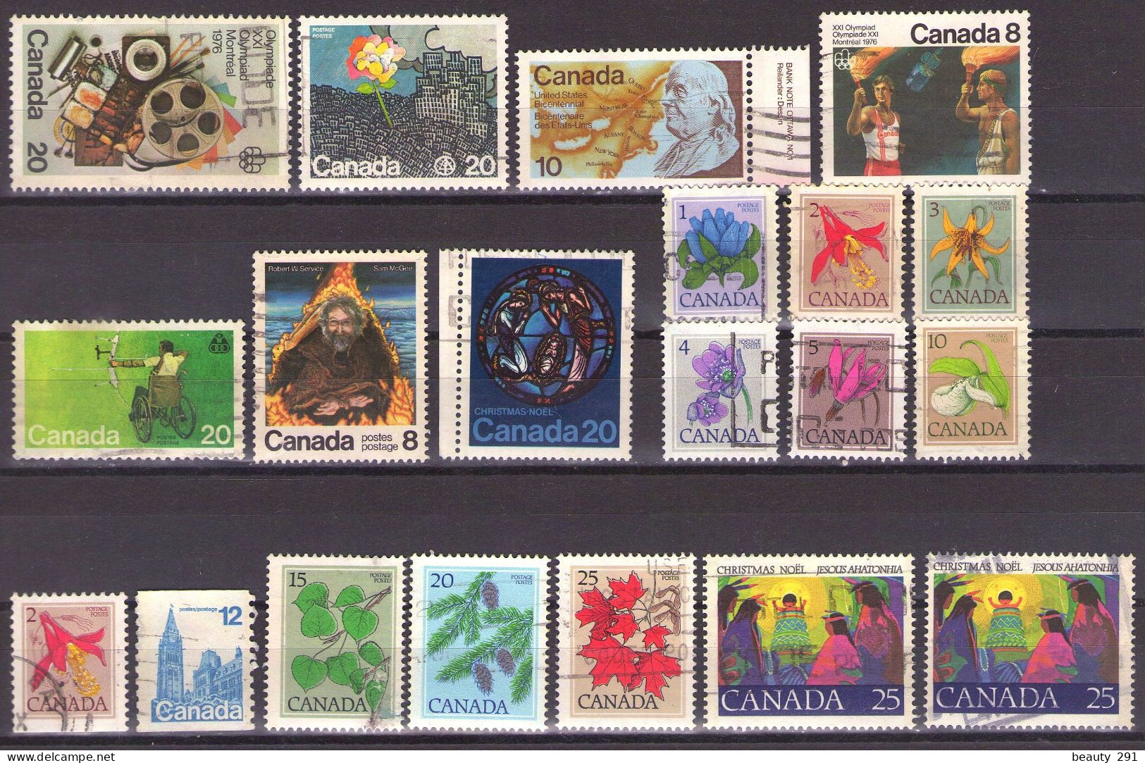 Canada 1976-77 - ELIZABETH II - LOT - USED - Oblitérés