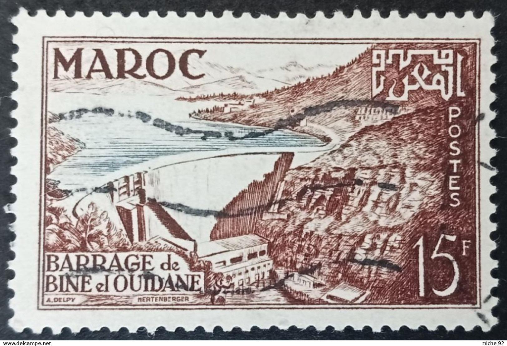 Maroc 1954 - YT N°329 - Oblitéré - Usados
