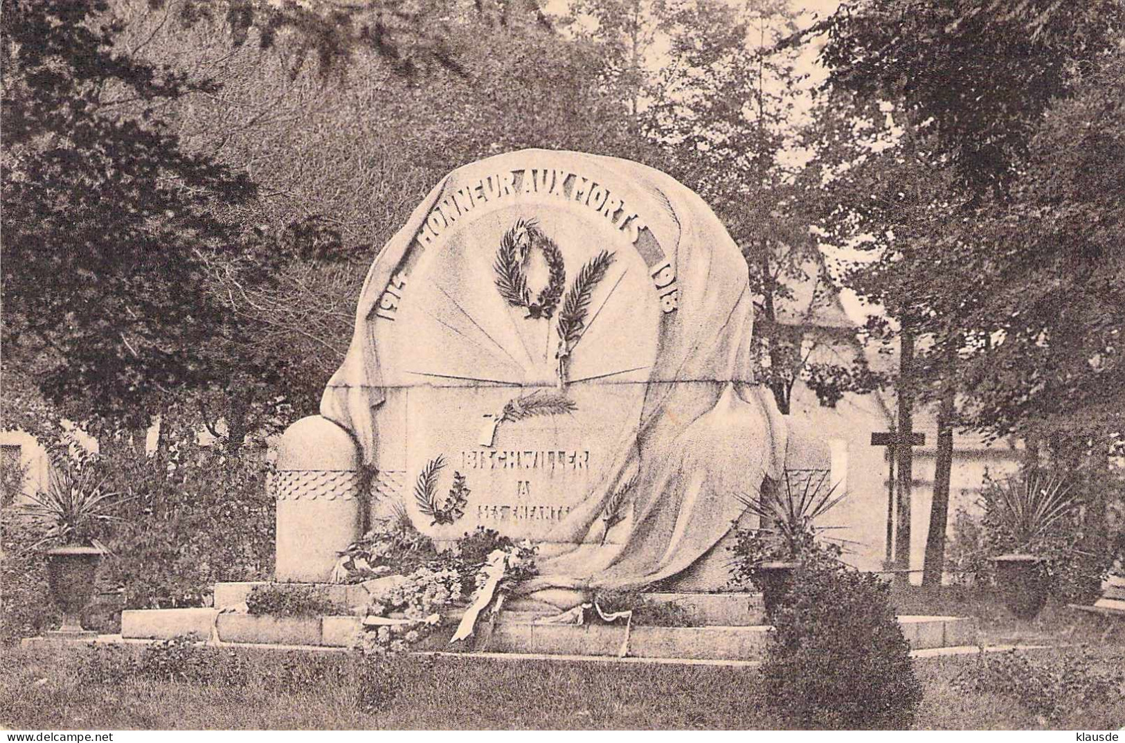 Bischwiller - Monument Aux Morts De La Grande Guerre Blanc - Bischwiller