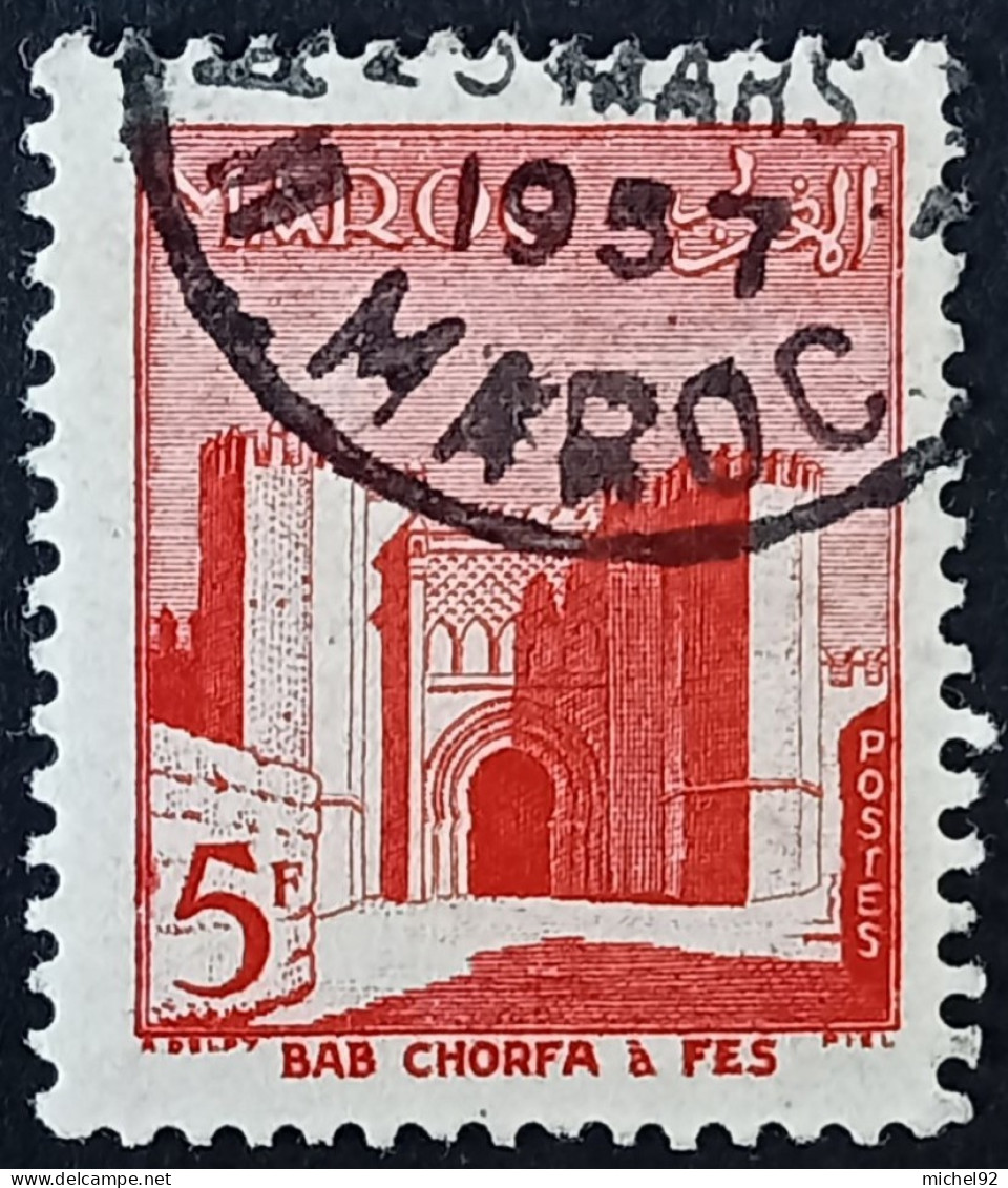 Maroc 1955-56 - YT N°349 - Oblitéré - Oblitérés