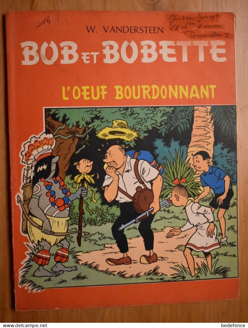 Bob Et Bobette - 43 - L'oeuf Bourdonnant - Willy Vandersteen - 1964 - Suske En Wiske