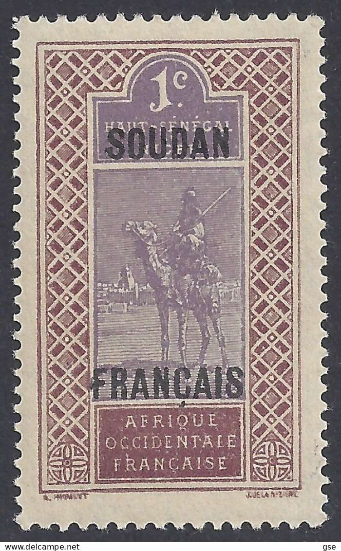 SUDAN 1921 - Yvert 20** - Serie Corrente | - Neufs