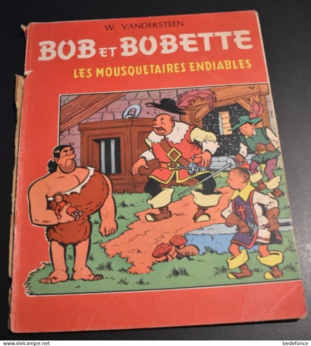 Bob Et Bobette - 49 - Les Mousquetaires Endiablés - Vandersteen 1965 Incomplet - Bob Et Bobette