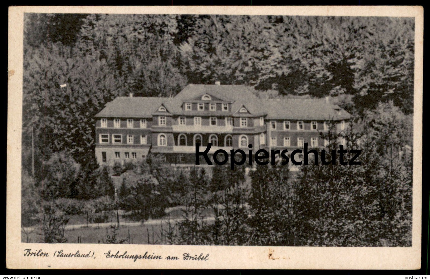 ALTE POSTKARTE BRILON SAUERLAND ERHOLUNGSHEIM AM DRÜBEL Ansichtskarte AK Cpa Postcard - Brilon