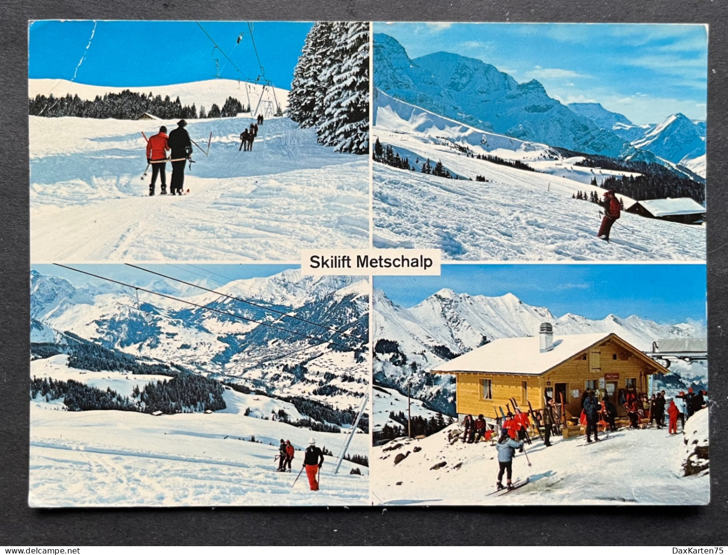 Skilift Metschalp / 4 Ansichten - Frutigen