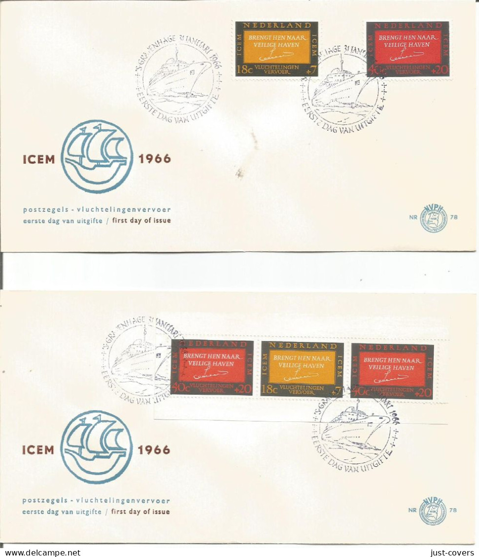 Netherlands Scott # B407 - B408 And B408a FDC ....................dr2 - Covers & Documents