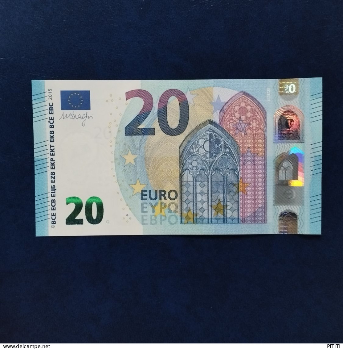 EURO FRANCE 20 U031A1 UA DRAGHI UNC - 20 Euro