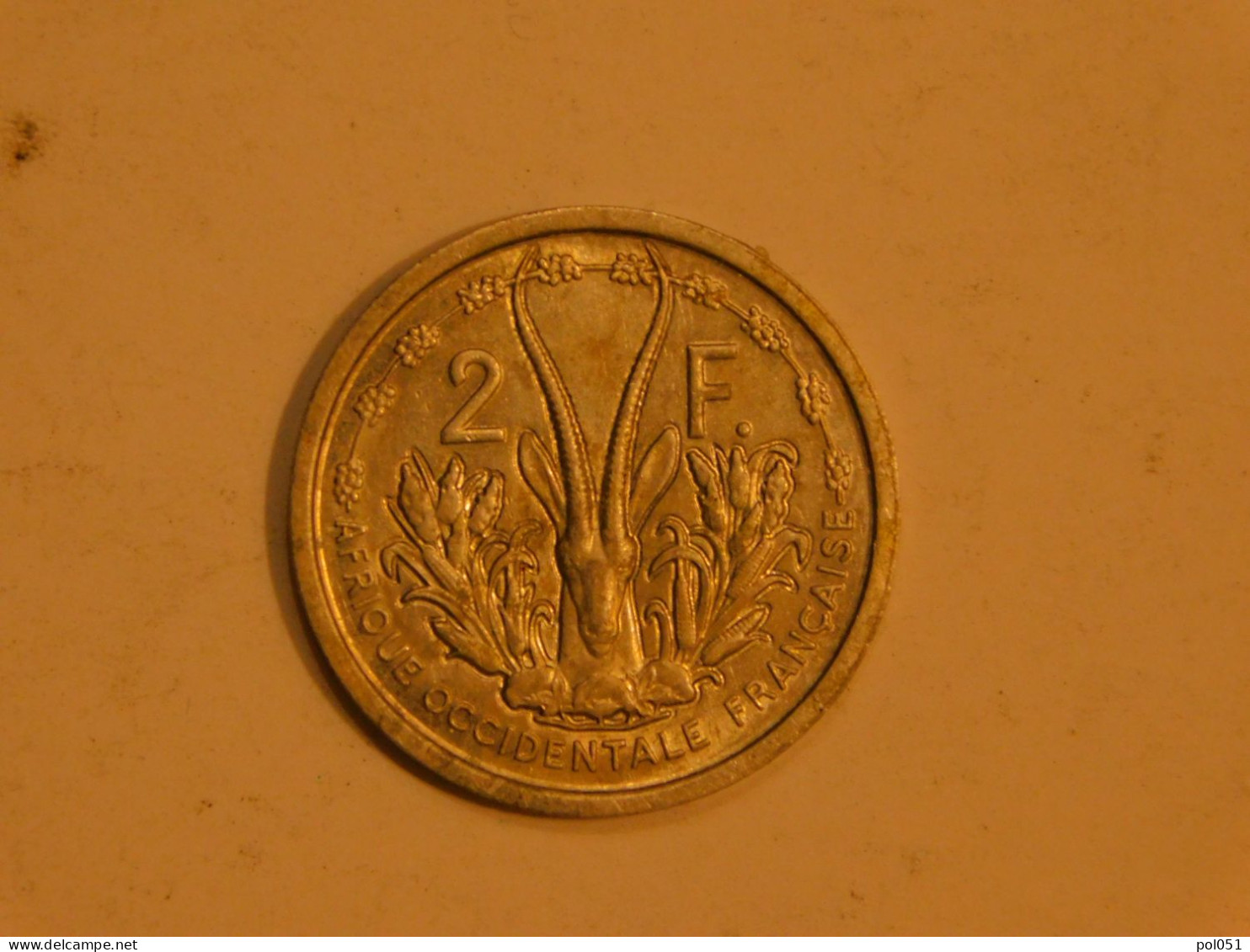 Afrique Occidentale Française 2 Francs 1948 - África Occidental Francesa