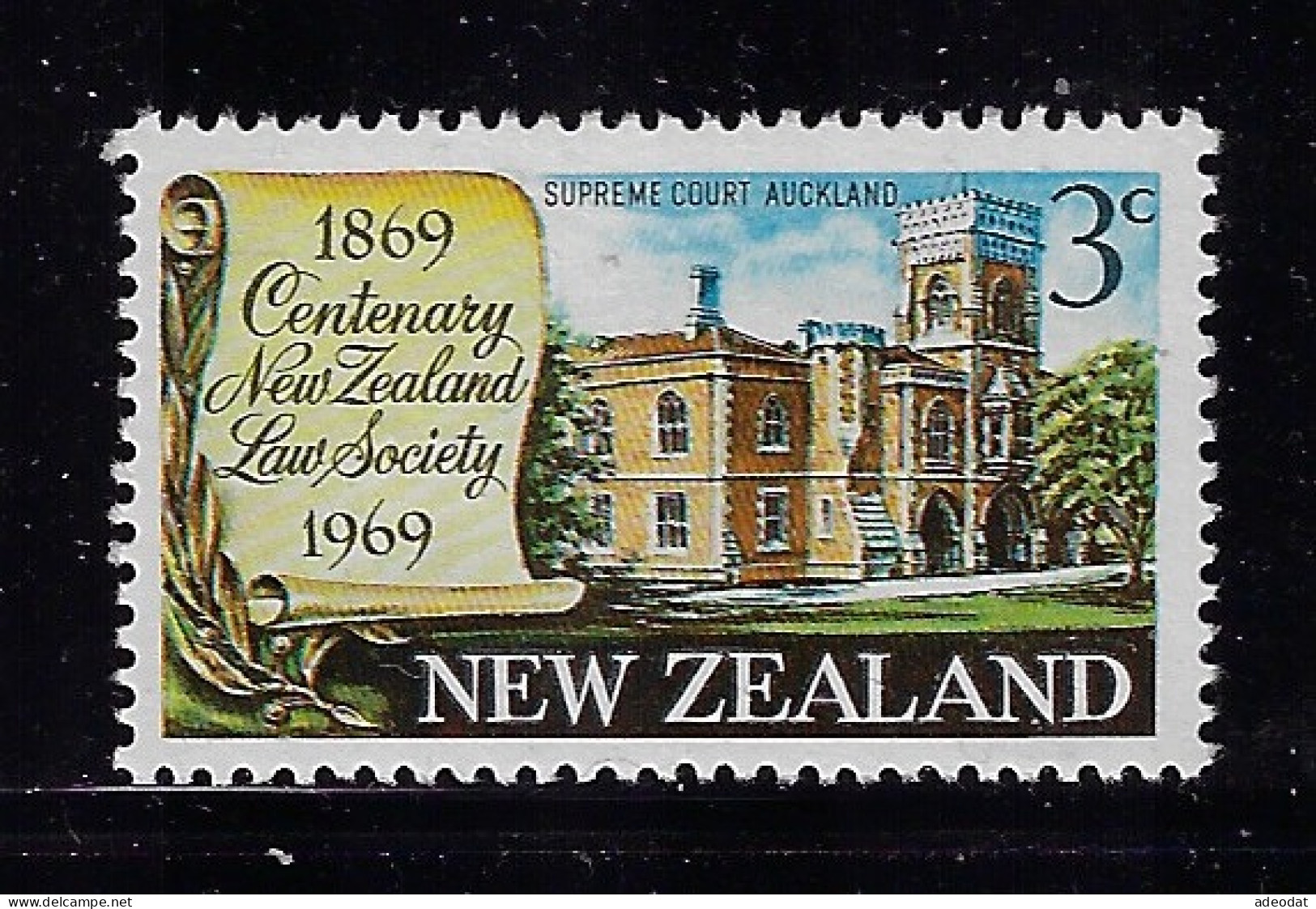 NEW ZEALAND 1969 CENTENARY UNIVERSITY OF OTAGO & NZ LAW SOCIETY  SCOTT #422,426 MNH - Nuevos