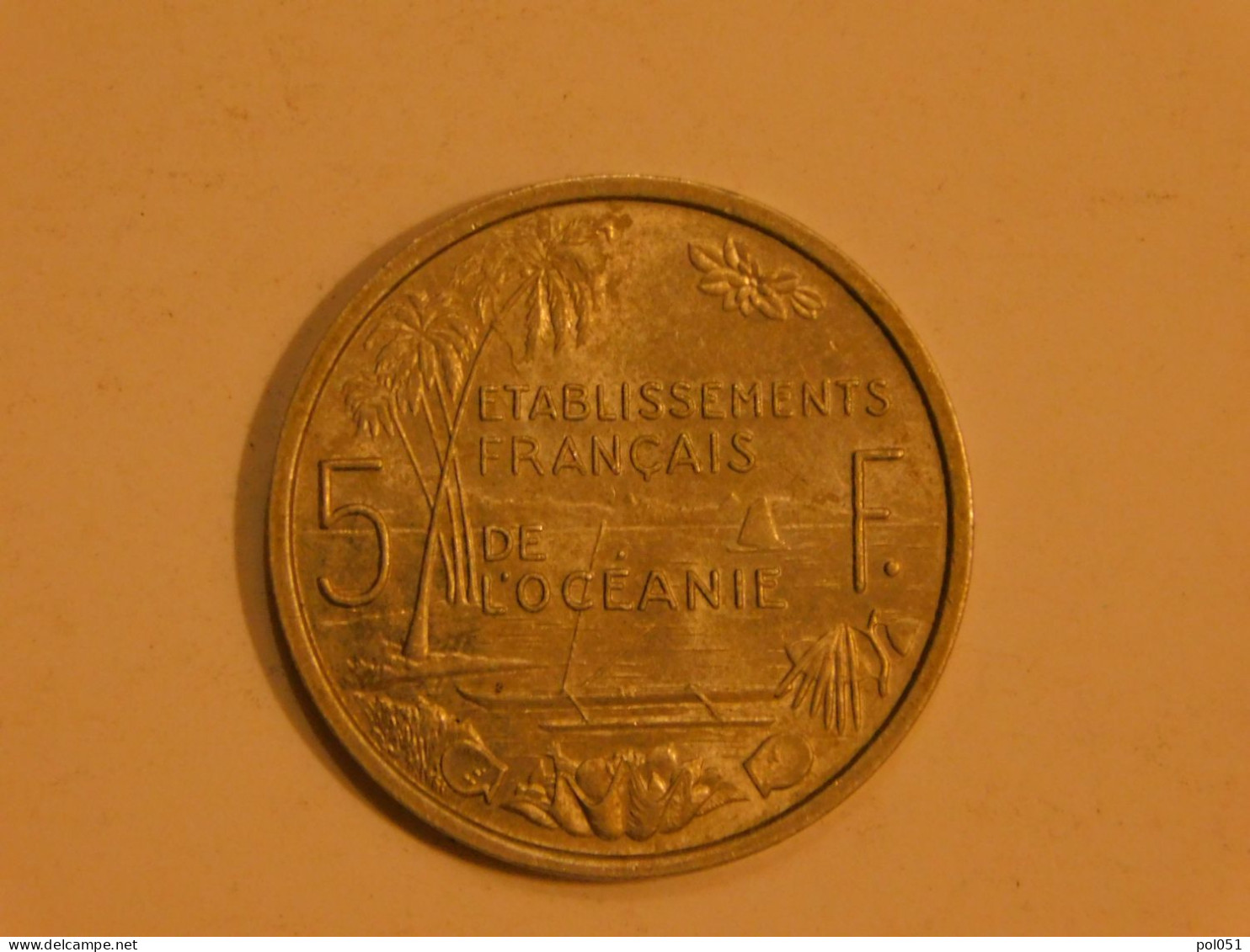 Etablissement Francais De L'Oceanie 5 Francs 1952 - Autres & Non Classés