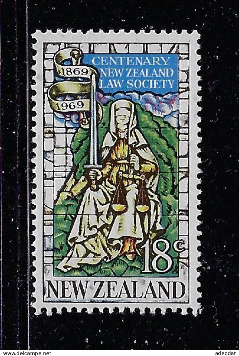 NEW ZEALAND 1969 JUSTICE SCOTT #424  MNH - Nuevos