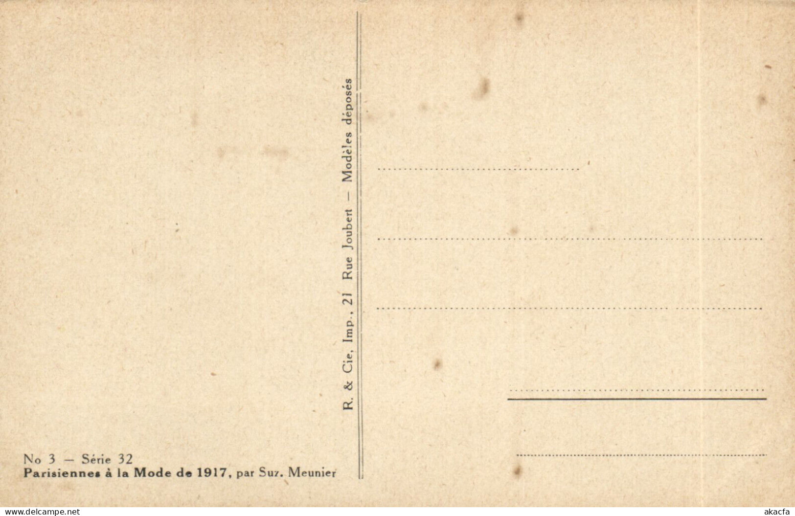 PC ARTIST SIGNED, MEUNIER, PARISIENNES Á LA MODE, Vintage Postcard (b50628) - Meunier, S.