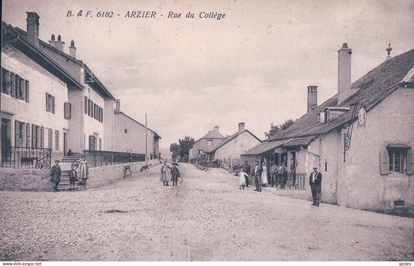 Arzier VD, Rue Du Collège Animée (6182) - Arzier-Le Muids