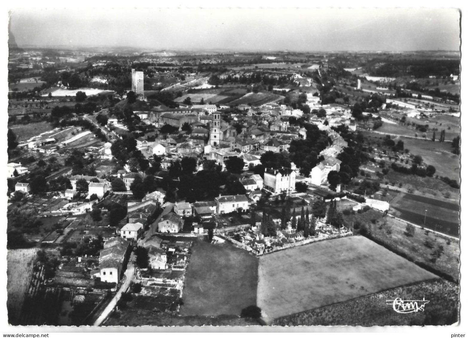 MONTCUQ - Vue Générale Aérienne - Montcuq