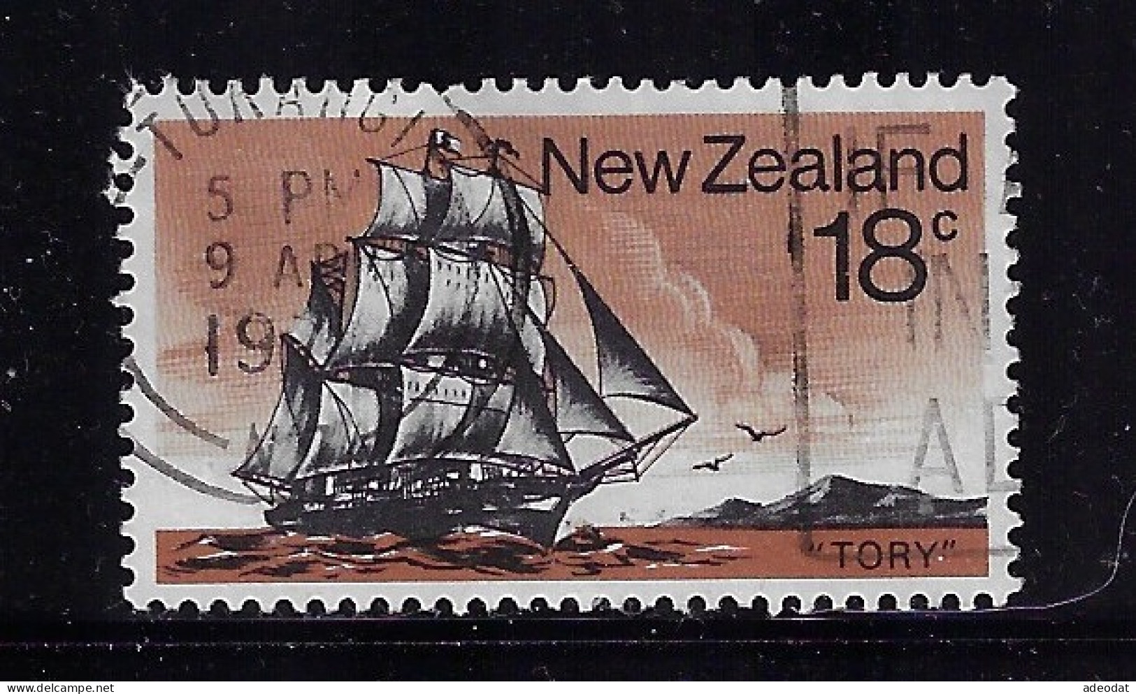 NEW ZEALAND 1975 SCOTT #595  USED - Oblitérés