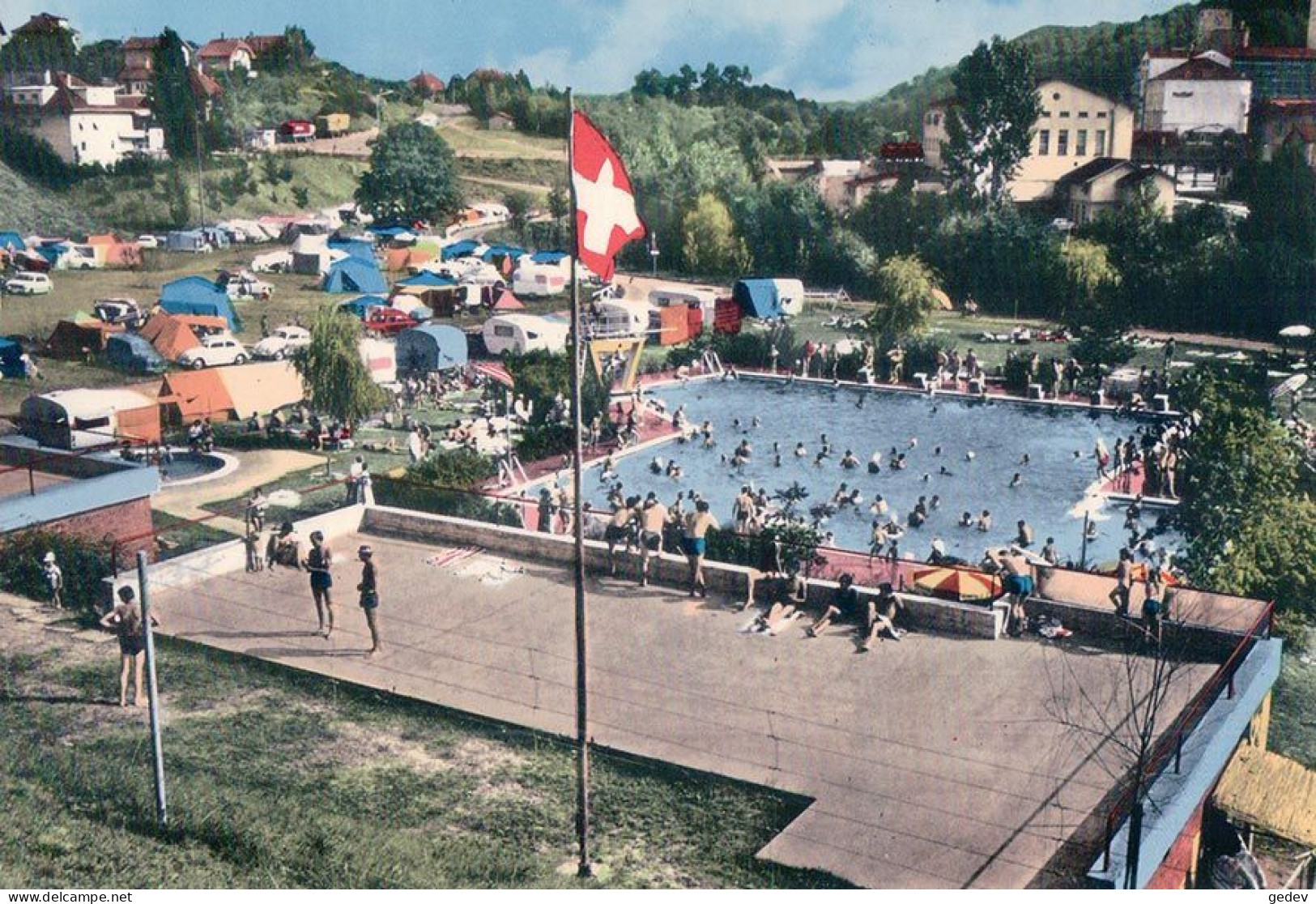 Penthalaz VD, Piscine Et Camping (790) 10x15 - Cossonay