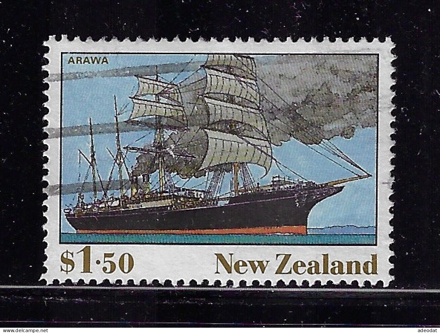NEW ZEALAND 1990  SCOTT #985  USED - Gebruikt