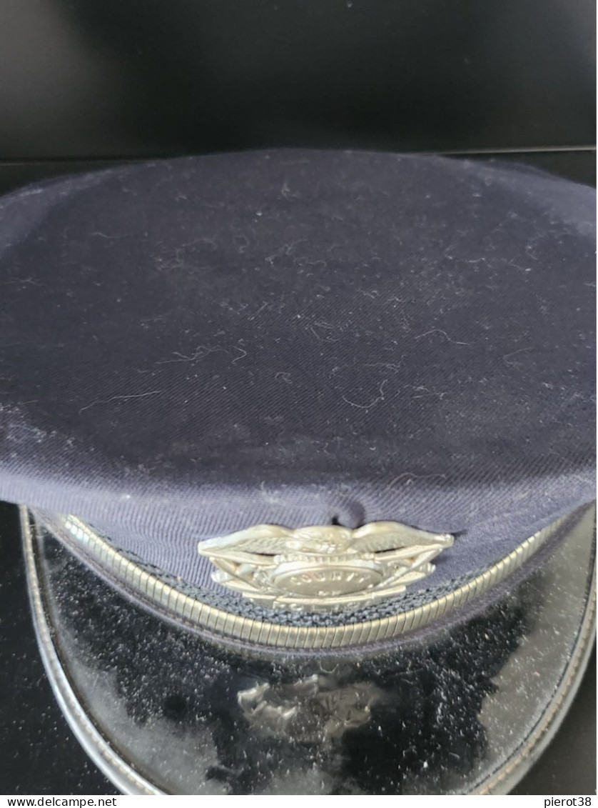 Rare Casquette HAWAII Police D'Etat / USA Années 70" 80" - Helme & Hauben