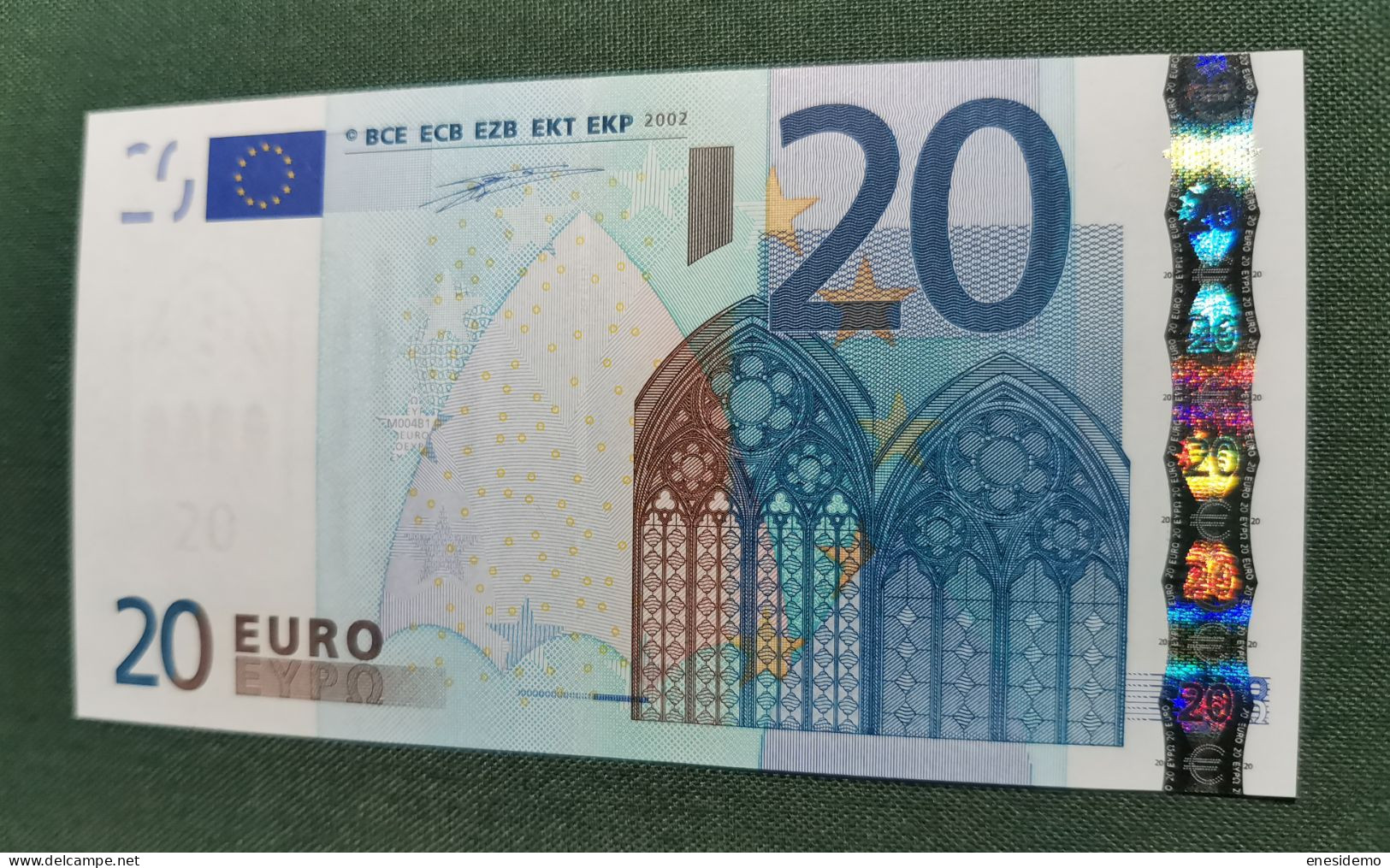 20 EURO SPAIN 2002 DUISENBERG M004B1 SC FDS UNC. PERFECT - 20 Euro