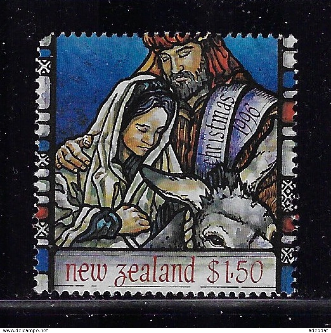 NEW ZEALAND 1996 CHRISTMAS SCOTT #1389  USED - Oblitérés