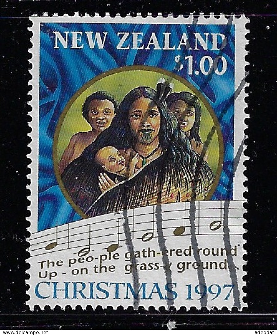 NEW ZEALAND 1997 CHRISTMAS SCOTT #1455  USED - Used Stamps