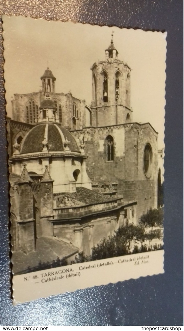 SPAIN ESPAÑA TARRAGONA  - CATEDRAL DETALLE UNUSED - Tarragona