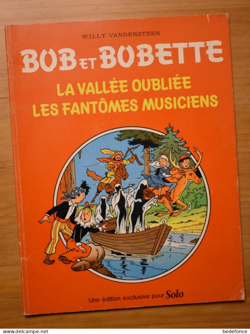 Bob Et Bobette -Vallée Oubliée, Fantômes Musiciens - Pub Solo - Vandersteen - EO - Suske En Wiske