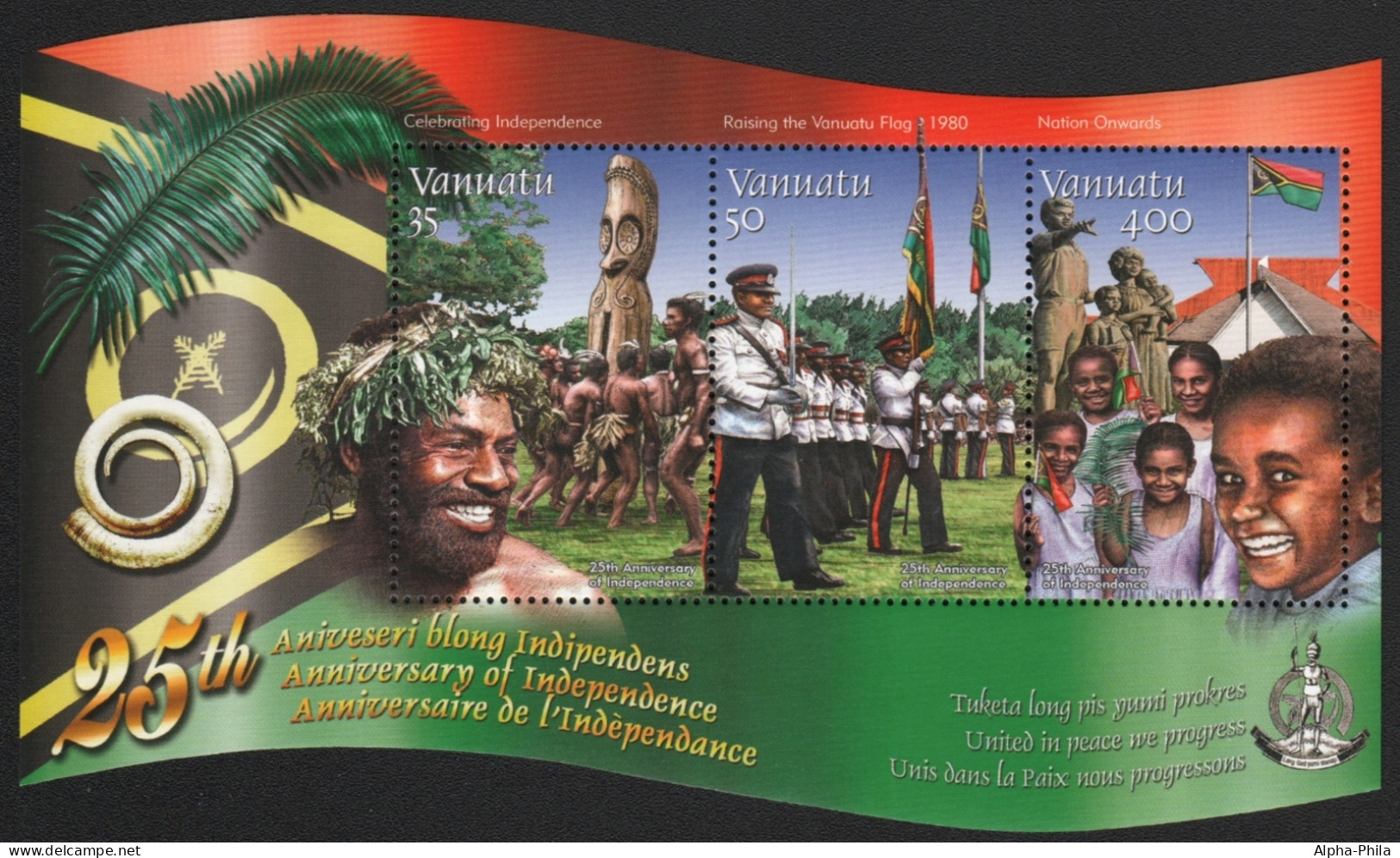 Vanuatu 2005 - Mi-Nr. Block 54 ** - MNH - Unabhängigkeit / Independence - Vanuatu (1980-...)