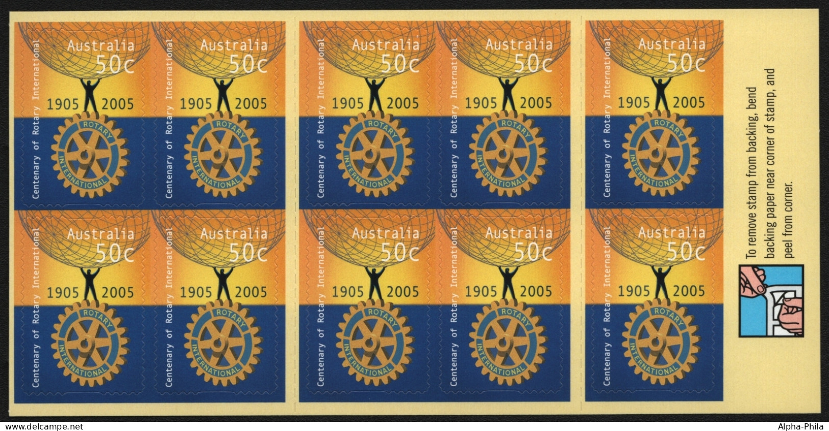 Australien 2005 - Mi-Nr. 2453 I ** - MNH - MH 208 - Rotary - Mint Stamps