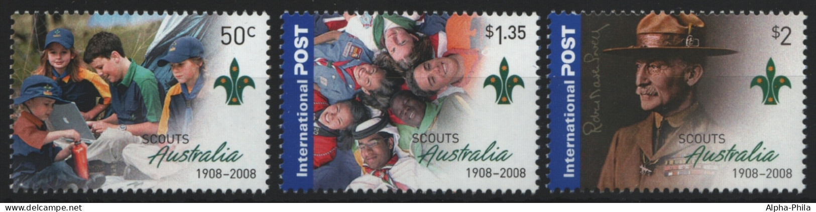Australien 2008 - Mi-Nr. 2929-2931 ** - MNH - Pfadfinder / Scouts - Mint Stamps