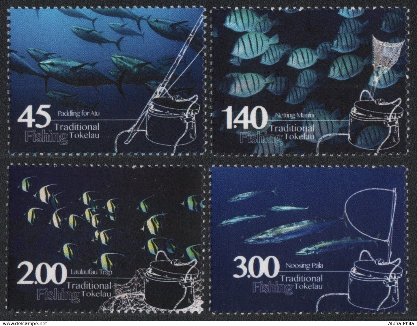 Tokelau 2015 - Mi-Nr. 460-463 ** - MNH - Fische / Fish - Tokelau