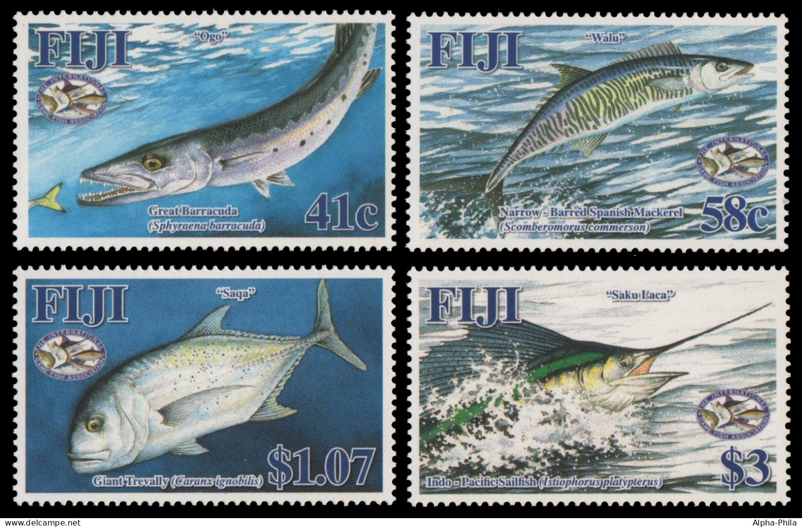 Fidschi 2005 - Mi-Nr. 1123-1126 ** - MNH - Fische / Fish - Fidji (1970-...)