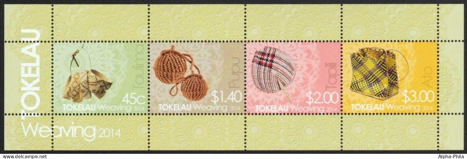 Tokelau 2014 - Mi-Nr. Block 53 ** - MNH - Kunsthandwerk - Tokelau