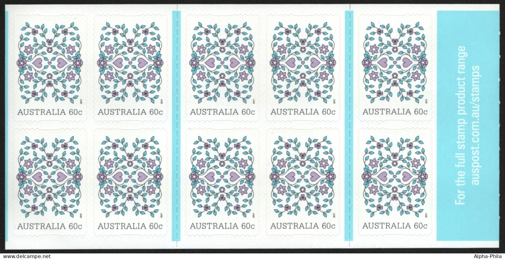 Australien 2011 - Mi-Nr. 3509 BA ** - MNH - Markenheft 478 - Grußmarken - Mint Stamps