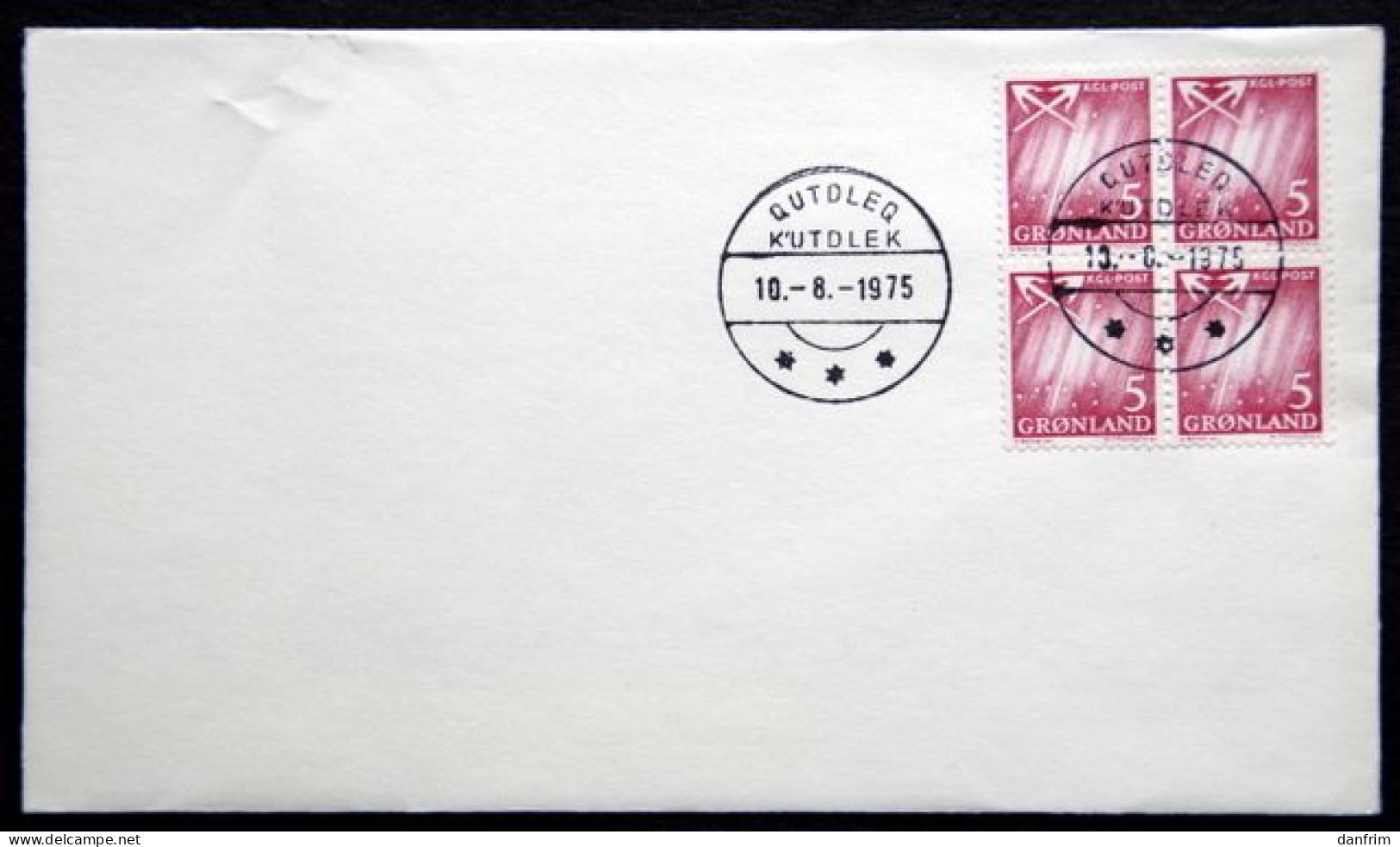 Greenland 1975 Letter  10-8-1975 QUTDLEQ ( Lot 6488 ) - Covers & Documents