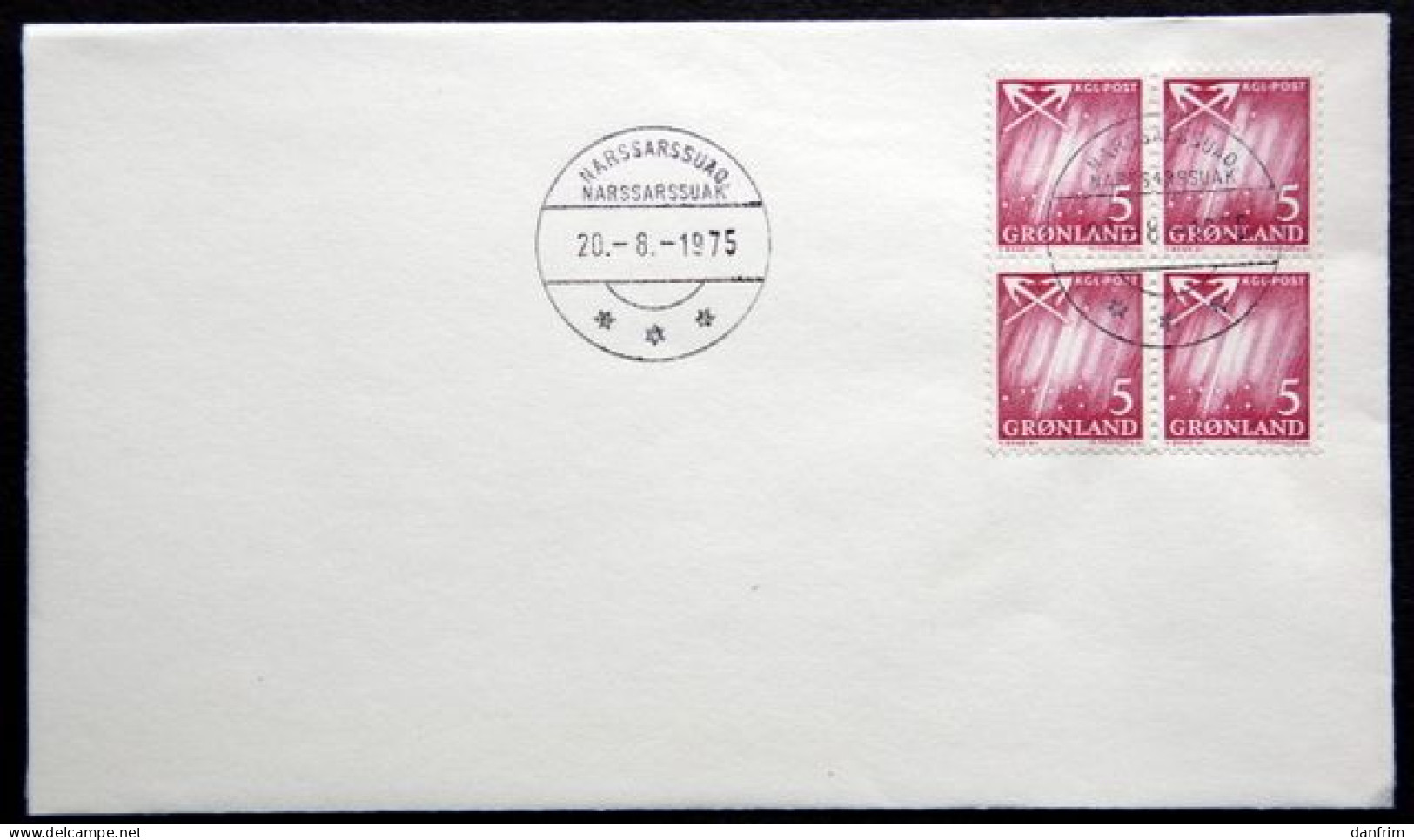 Greenland 1975 Letter  20-8-1975 NARSSARSSUAQ ( Lot 6488 ) - Storia Postale