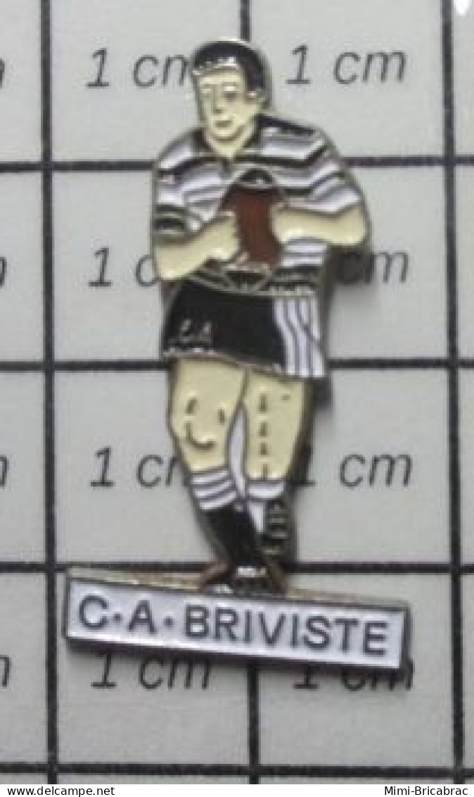 1012A  Pin's Pins / Beau Et Rare / SPORTS / RUGBY CLUB C.A. BRIVISTE - Rugby