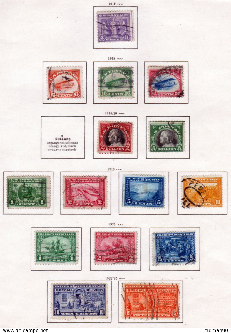 DB-108- U.S.A.- Emissione Del 1913-1925 (o) Used- Qualità A Vostro Giudizio. - Unused Stamps