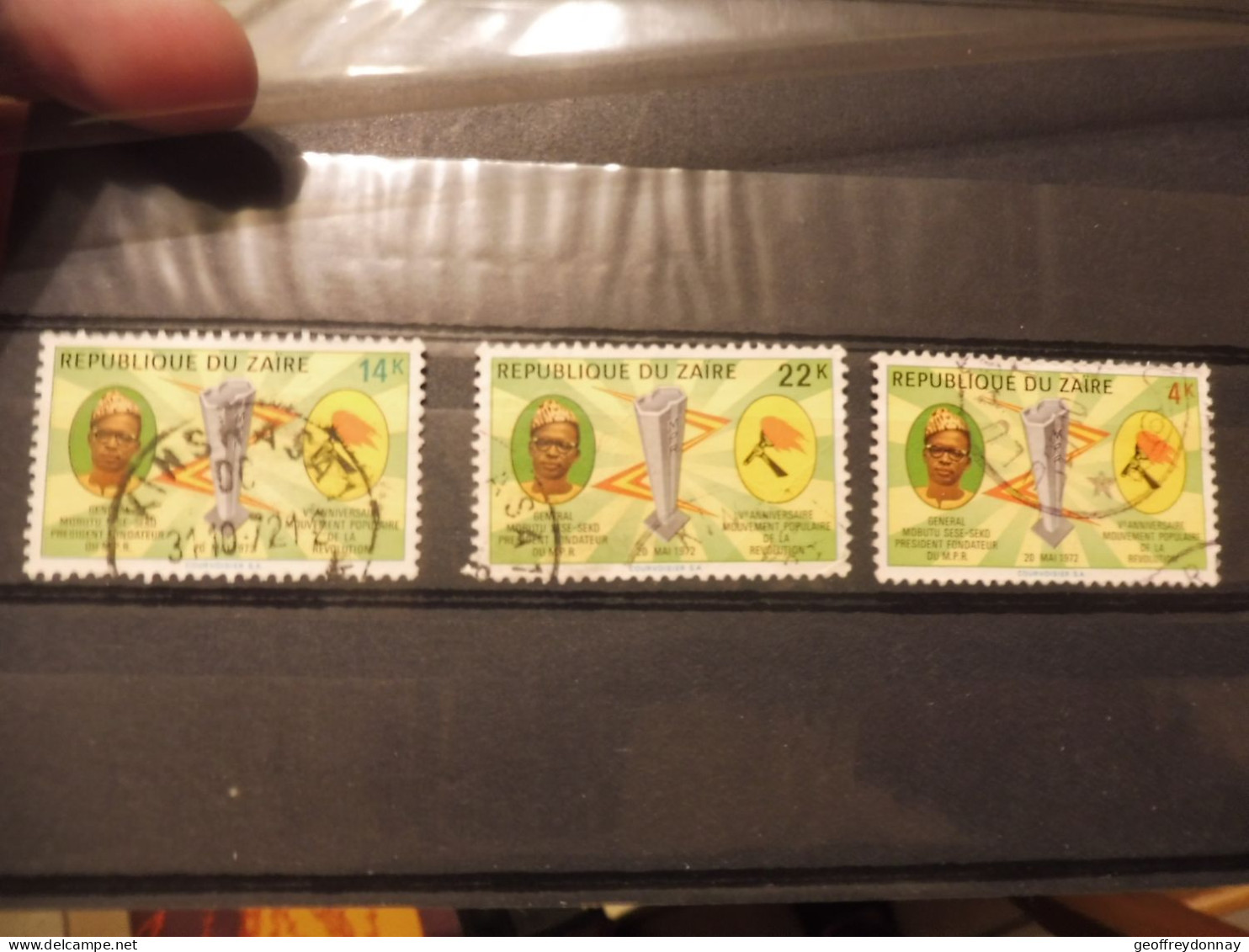 Zaire 803/805 Parfait Perfect   Gestempelt Oblitéré Used ( 1972 ) - Unused Stamps