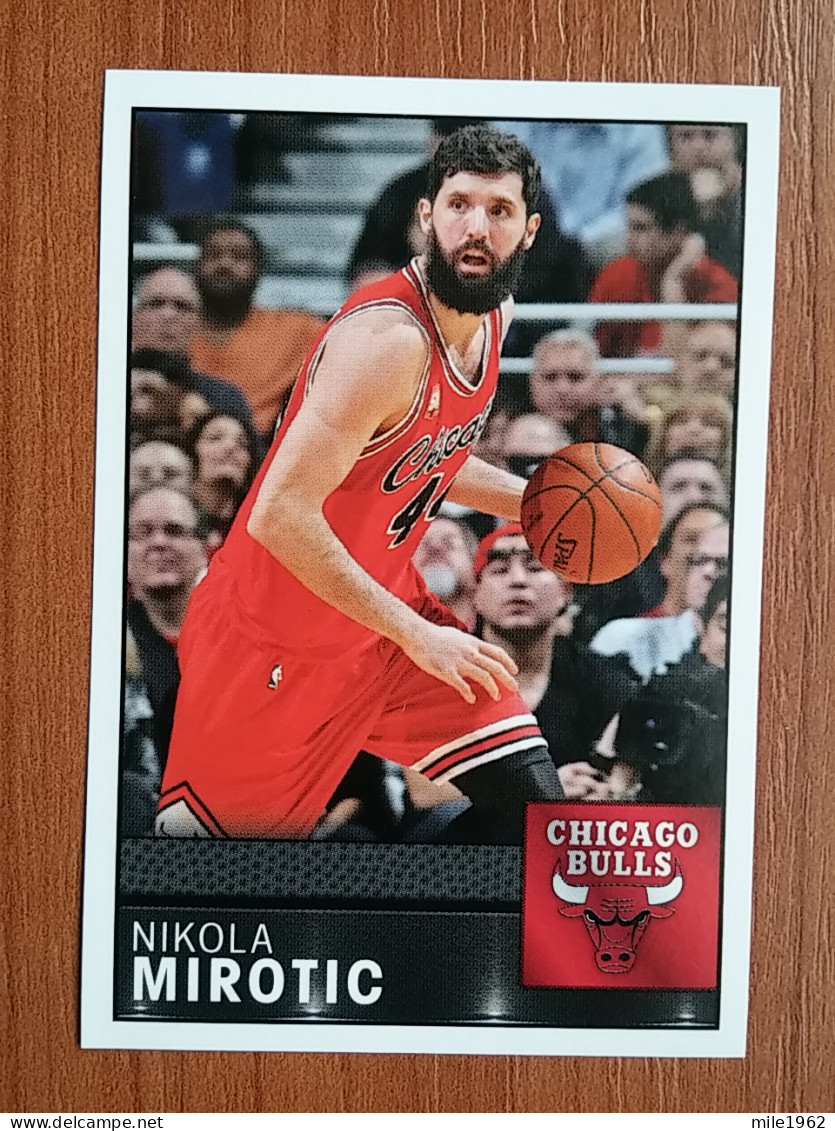 ST 40 - NBA Basketball 2016-2017, Sticker, Autocollant, PANINI, No 74 Nikola Mirotic Chicago Bulls - Livres