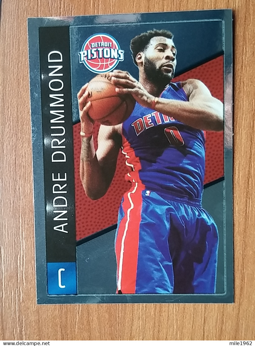 ST 40 - NBA Basketball 2016-2017, Sticker, Autocollant, PANINI, No 96 Andre Drummond Detroit Pistons - Libros