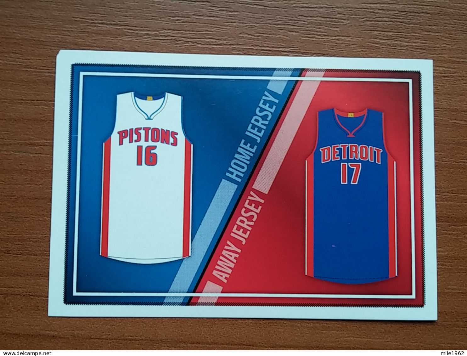 ST 40 - NBA Basketball 2016-2017, Sticker, Autocollant, PANINI, No 104 Home/Away Jerseys Detroit Pistons - Bücher