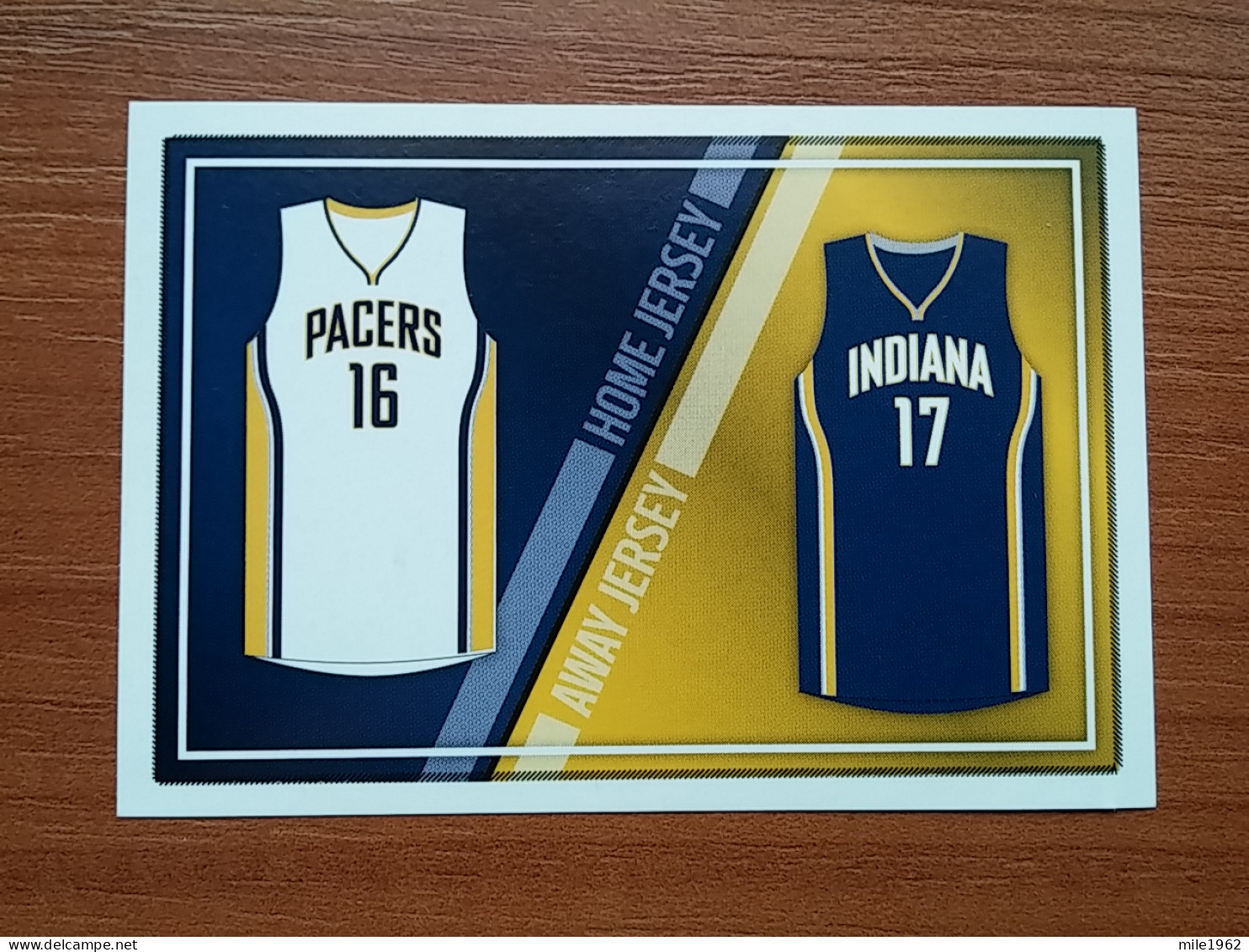 ST 40 - NBA Basketball 2016-2017, Sticker, Autocollant, PANINI, No 116 Home/Away Jerseys Indiana Pacers - Bücher