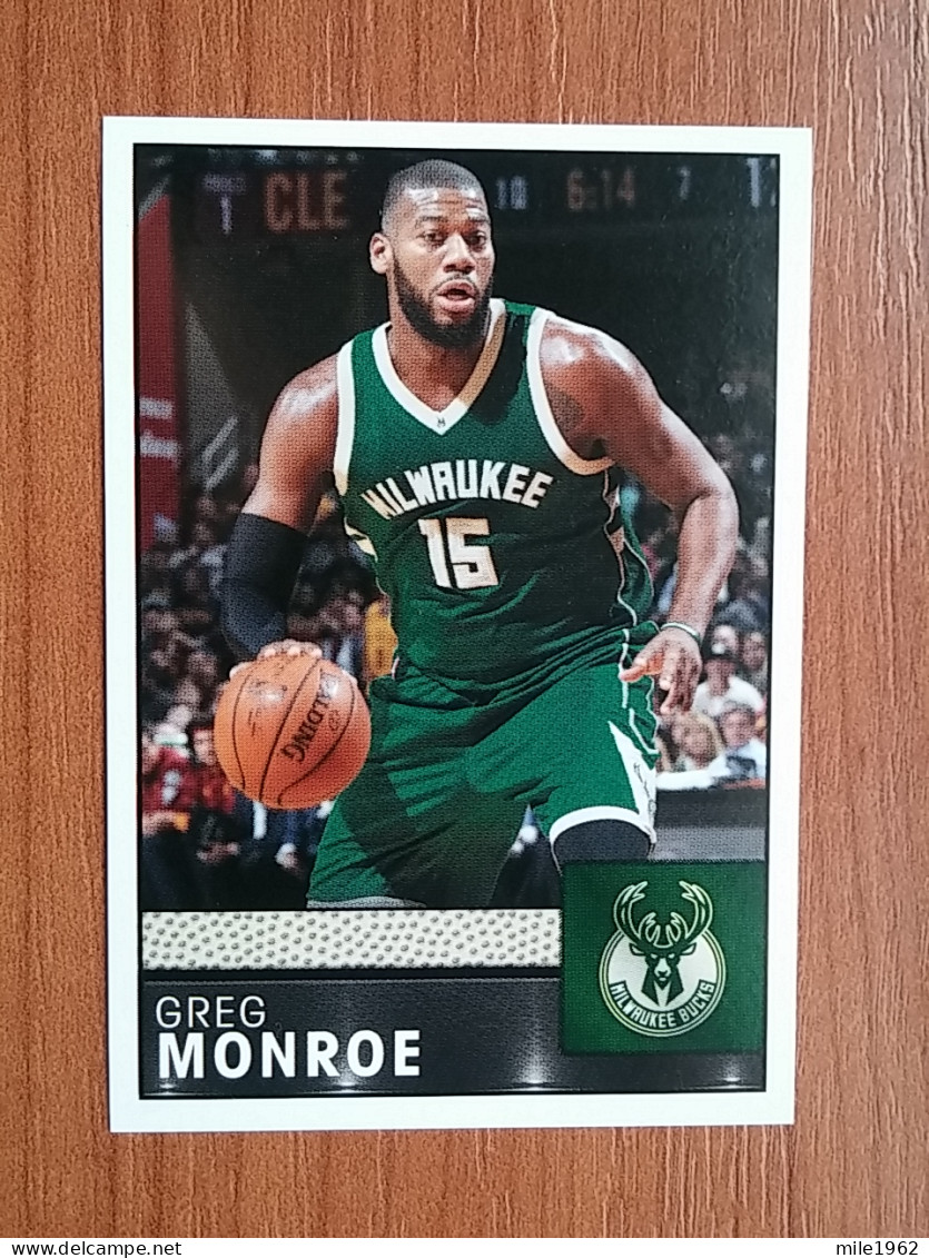 ST 40 - NBA Basketball 2016-2017, Sticker, Autocollant, PANINI, No 123 Greg Monroe Milwaukee Bucks - Boeken