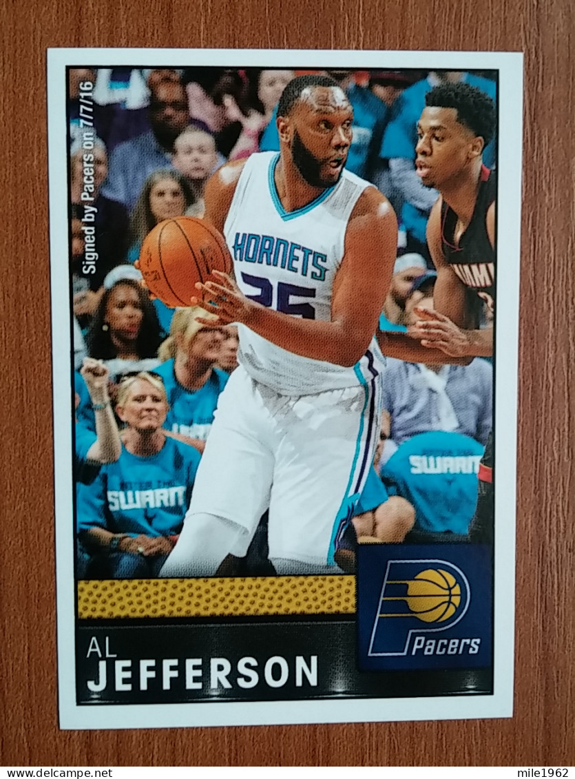 ST 40 - NBA Basketball 2016-2017, Sticker, Autocollant, PANINI, No 112 Al Jefferson Indiana Pacers - Libros