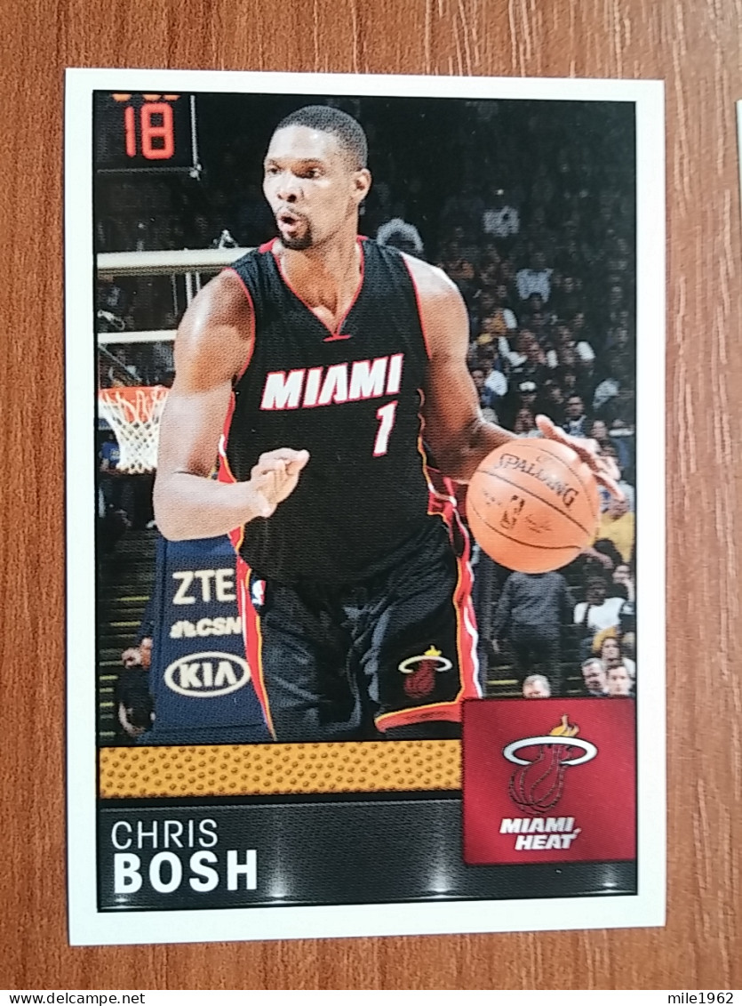 ST 40 - NBA Basketball 2016-2017, Sticker, Autocollant, PANINI, No 158 Chris Bosh Miami Heat - Libros
