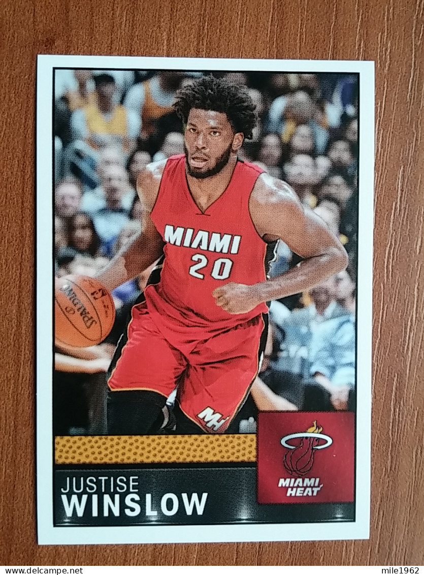 ST 40 - NBA Basketball 2016-2017, Sticker, Autocollant, PANINI, No 159 Justise Winslow Miami Heat - Books