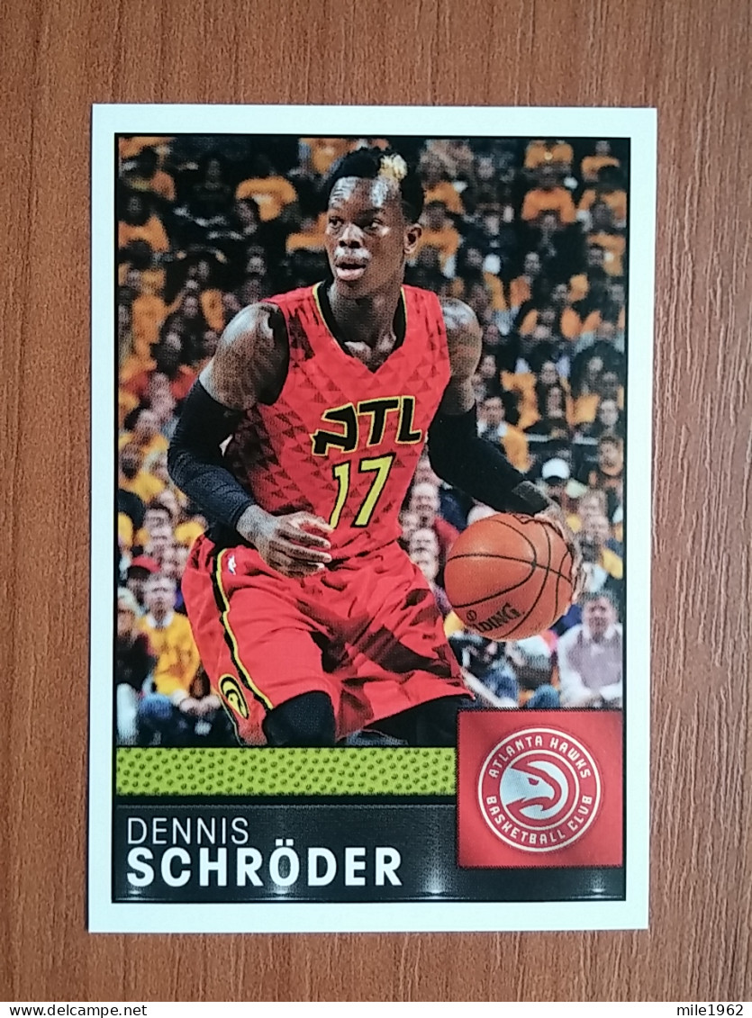 ST 41 - NBA Basketball 2016-2017, Sticker, Autocollant, PANINI, No 133 Dennis Schroder Atlanta Hawks - Libros