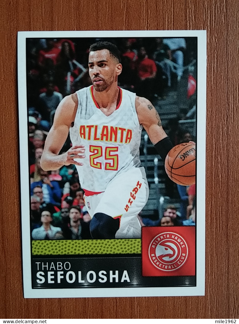 ST 41 - NBA Basketball 2016-2017, Sticker, Autocollant, PANINI, No 137 Thabo Sefolosha Atlanta Hawks - Libros