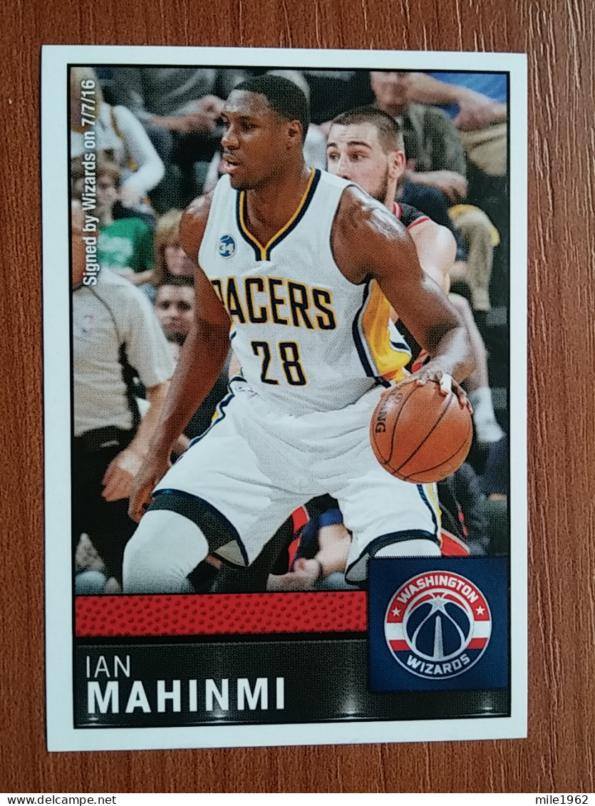 ST 41 - NBA Basketball 2016-2017, Sticker, Autocollant, PANINI, No 186 Ian Mahinmi Washington Wizards - Libros